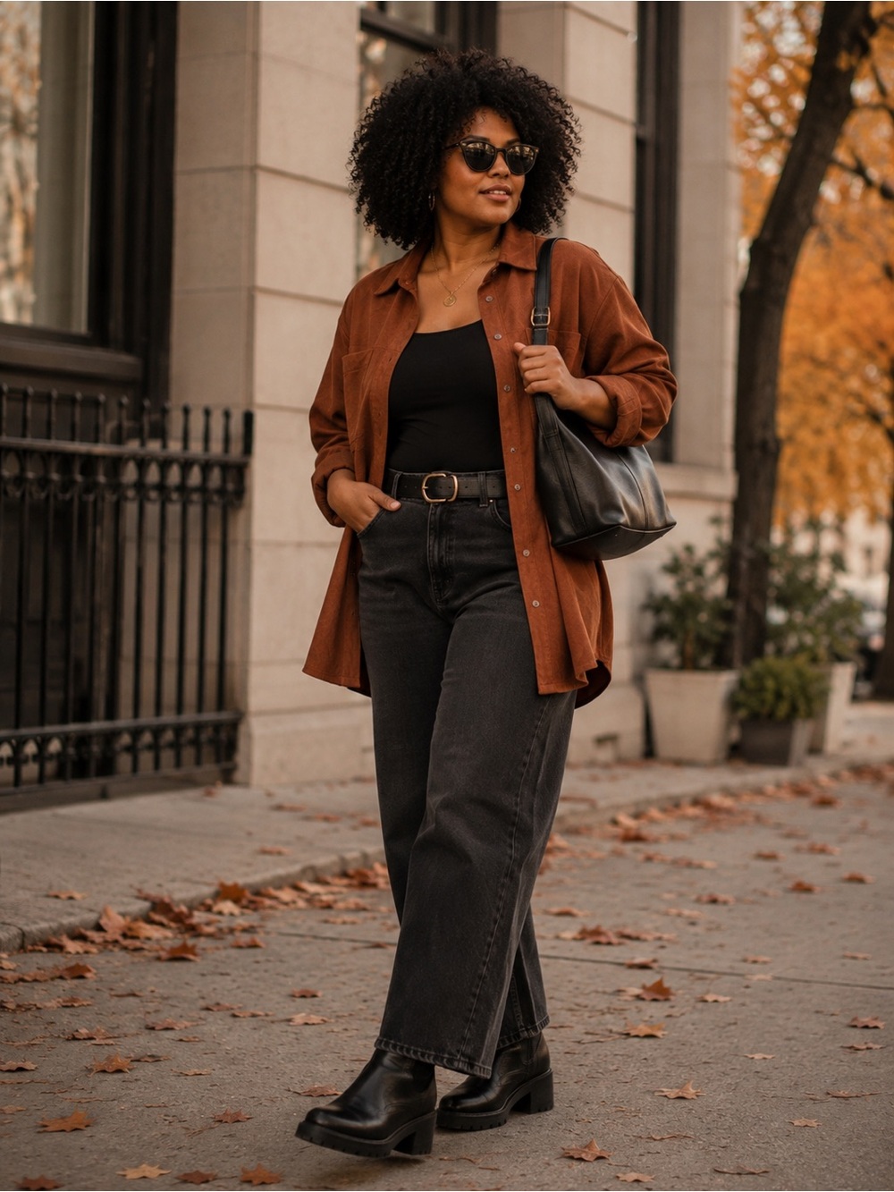 NWT Plus Size Copper Faux Suede Shacket 3X Western Fall Jacket